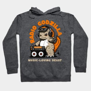 Radio Godzilla Music-Loving Beast Hoodie